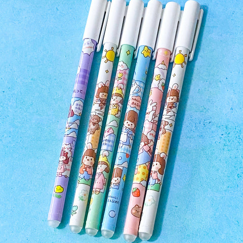 Pocket Money Bargain PENS PENCILS ERASERS & PAPER CLIPS -Perfect Kawaii Gifts