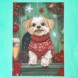 cute kawaii postcard postcards post card cards uk individual animal animals stationery shop store uk polar bear bears hedgehog hedgehogs fox foxes rabbit rabbits bunny bunnies hare hares cat cats kitten owl owls bird birds puppy dog dogs colourful red and green festive christmas foliage holly berries woodland snow snowflakes