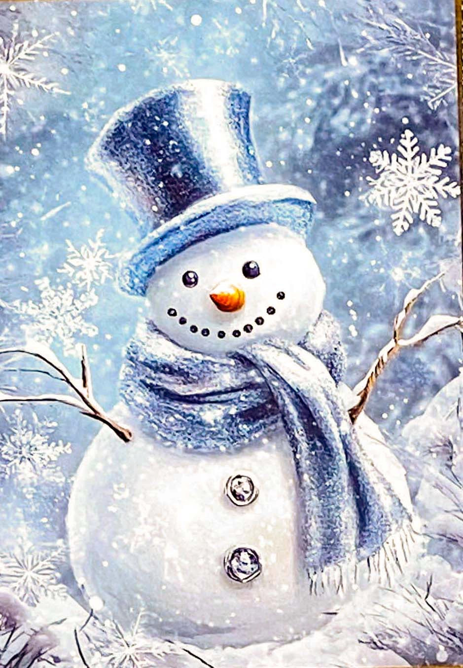 christmas snow snowy postcard postcards post card cards uk cute kawaii festive stationery turquoise  blue midnight sky stars teddy bear snowglobe snow globe polar angel snowman present stocking pretty deep bird woodland tree aqua