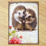 romantic valentines day love hearts flower flowers floral postcard animal animals cute kawaii vintage retro sepia cards post card uk stationery cat dog hedgehog puppy kitten giraffe tiger koala owl bear elephant mouse rabbit squirrel pretty