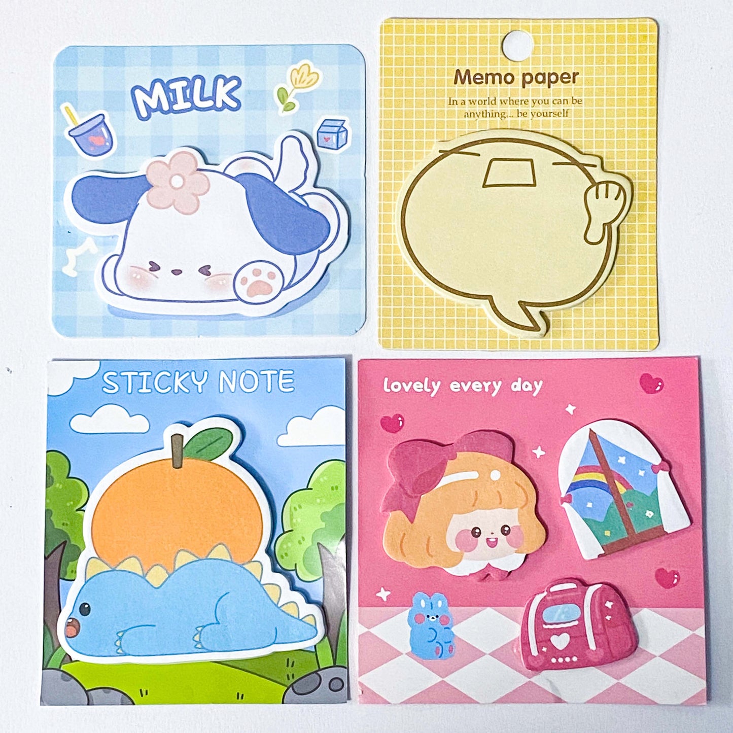 Pocket Money Bargain MEMOS & NOTEBOOKS -Perfect Kawaii Gifts