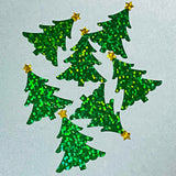 holo holographic foil foiled laser sticker stickers seals seals packaging supplies uk cute kawaii Christmas festive snowman snowmen tree trees gingerbread men man snowflake santa hat hats big large jumbo
