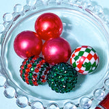 Extra Large Acrylic Beads 20mm Christmas Colours & PEN BLANKS