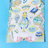 magical fairytale sticker packs of clear stickers on a blue background