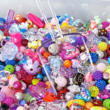 lucky dip bargain bead beads bundle scoop scoops uk cute kawaii craft supplies bag mixed small fancy pretty acrylic plastic jewellery making supplies shop store crafts