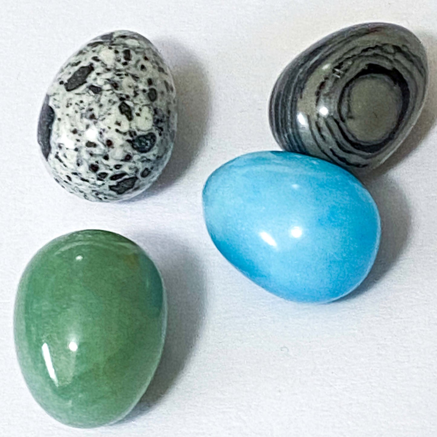 GEMSTONE EGG Palm Stone Worry Stones 20mm NEW STONES ADDED!