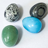 GEMSTONE EGG Palm Stone Worry Stones 20mm NEW STONES ADDED!