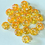 jumbo large big 16mm acrylic pumpkin bead beads pumpkins clear transparent cute kawaii craft supplies shop store halloween spooky jewellery making build your own beaded pen pens pink white clear blue purple orange