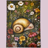 floral flower animal animals cute kawaii postcard postcards cards dark rich opulent illustrations art uk stationery supplies planner addict shop store cat kitten badger mouse rat hedgehog frog fox owl bird woodpecker rabbit bunny bear beautiful individual deep colours ornate snail