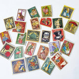 alice in wonderland vintage retro victorian sepai stamp stamps sticker stickers flake flakes pack postage fox peter rabbit beatrix potter animals mouse mice kitten uk cute kawaii stationery shop pack