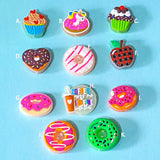 silicone pvc jumbo large big chunky 3d bead beads for making your own beaded pen pens jewellery cute kawaii craft supplies shop store uk pink green brown white red cupcake cake cakes donut doughnut donuts sweet sweets unicorn unicorns coffee candy chocolate strawberry toppers
