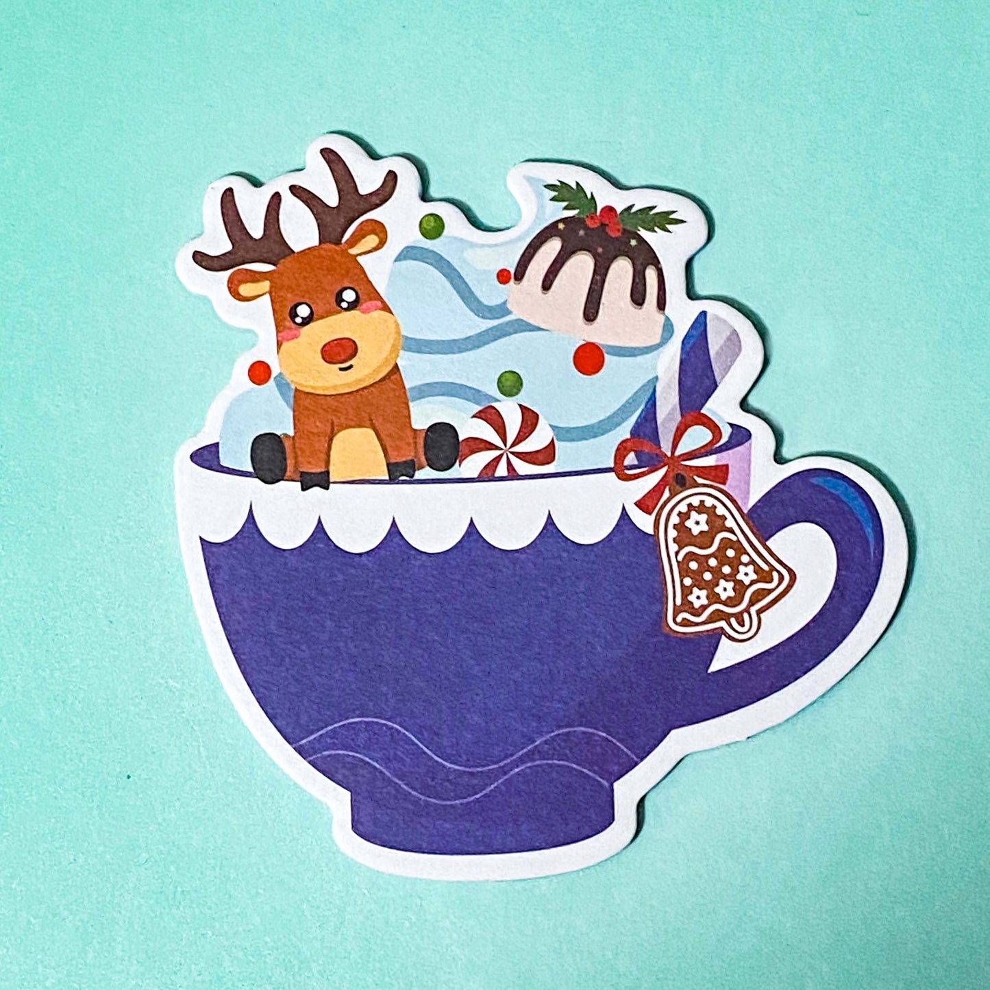 shaped sticky memo memos note pad pads notes kawaii cute festive christmas drink drinks cup cups mug mugs coffee hot chocolate uk stationery gift gifts shop store stocking filler fillers red green blue white snow snowman penguin santa reindeer