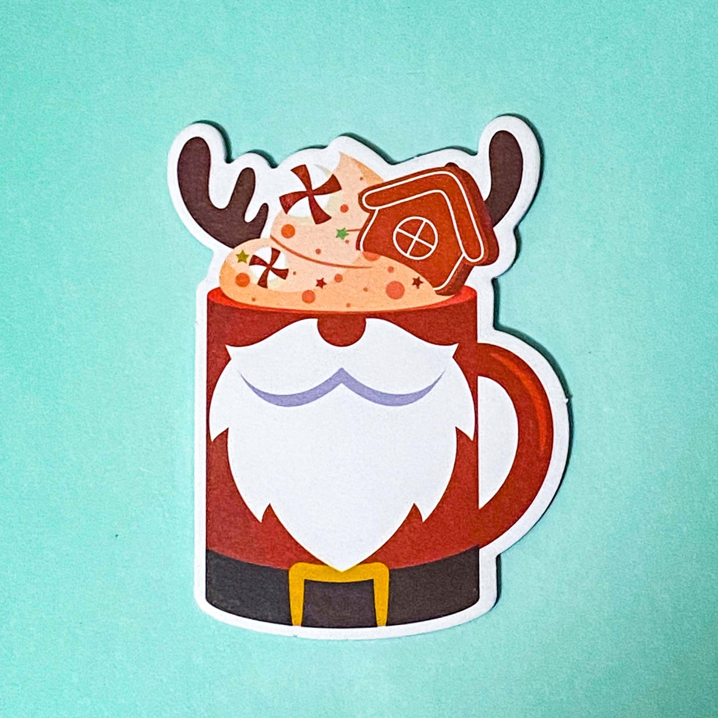 shaped sticky memo memos note pad pads notes kawaii cute festive christmas drink drinks cup cups mug mugs coffee hot chocolate uk stationery gift gifts shop store stocking filler fillers red green blue white snow snowman penguin santa reindeer