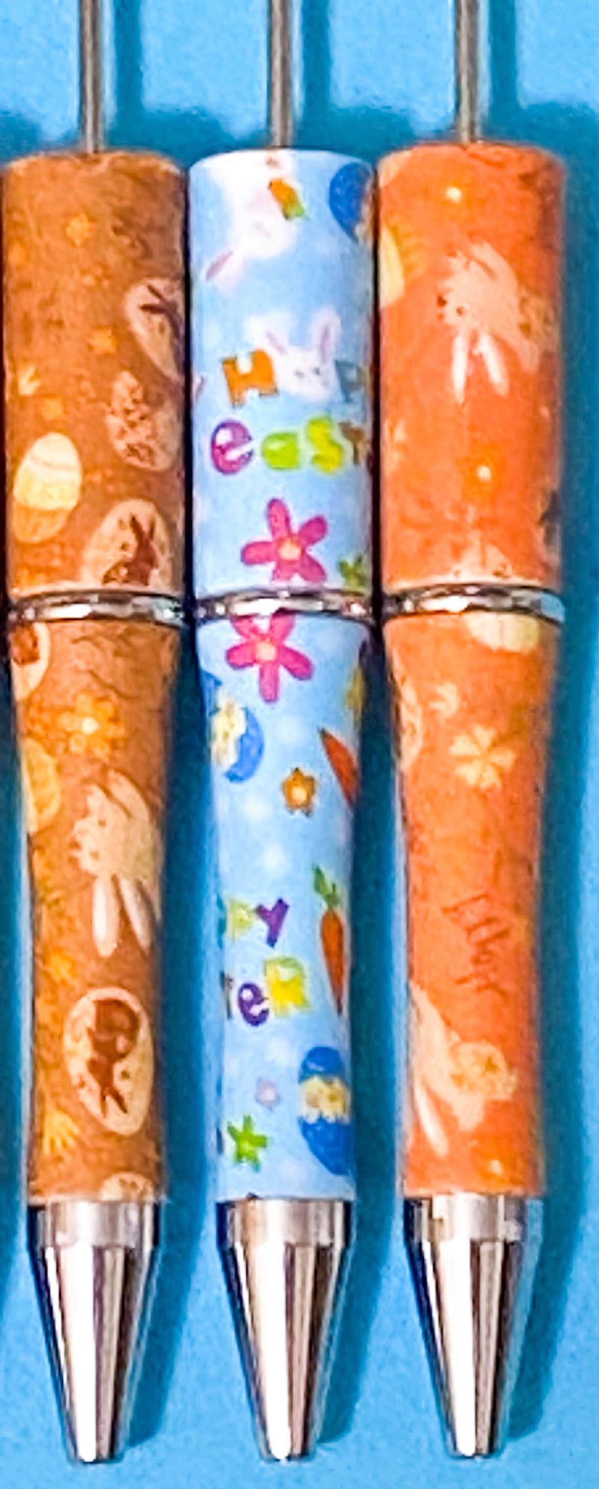 EASTER SPRING BLANK Base for Build Your Own Pens Black Ballpoint Ink
