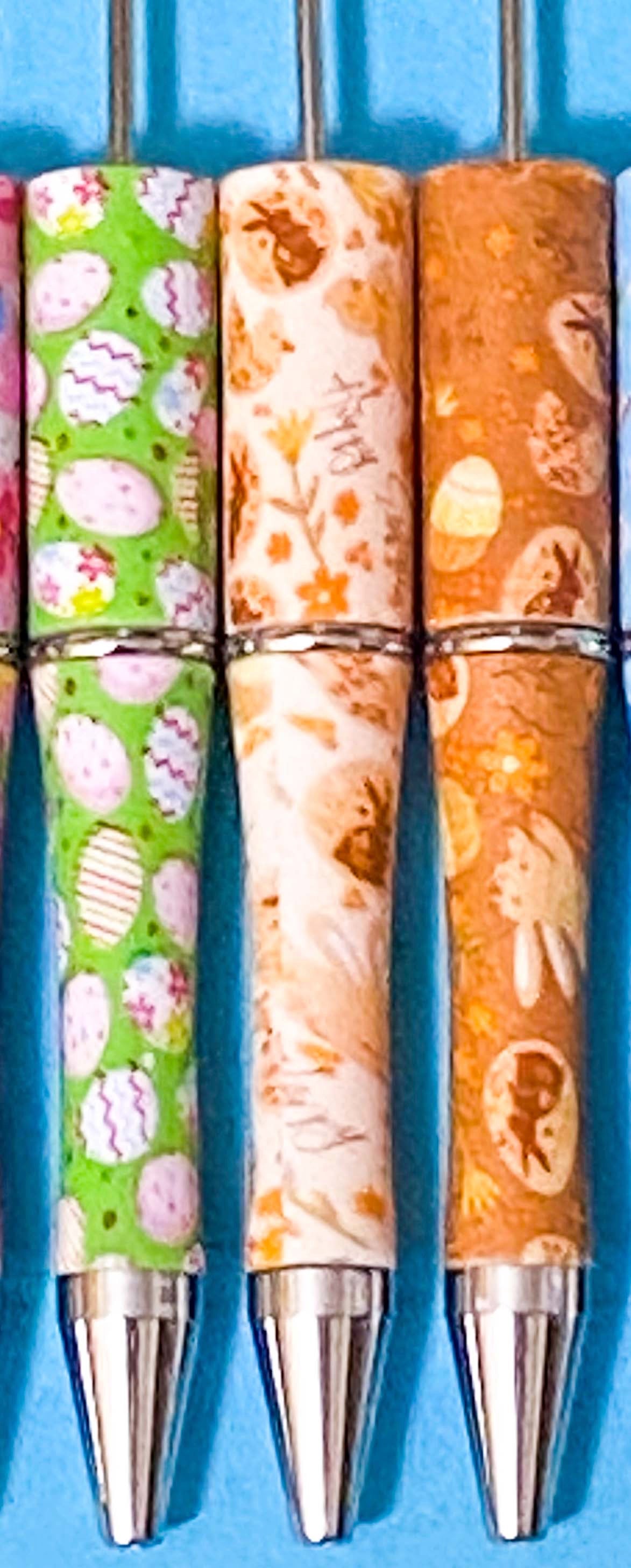 EASTER SPRING BLANK Base for Build Your Own Pens Black Ballpoint Ink