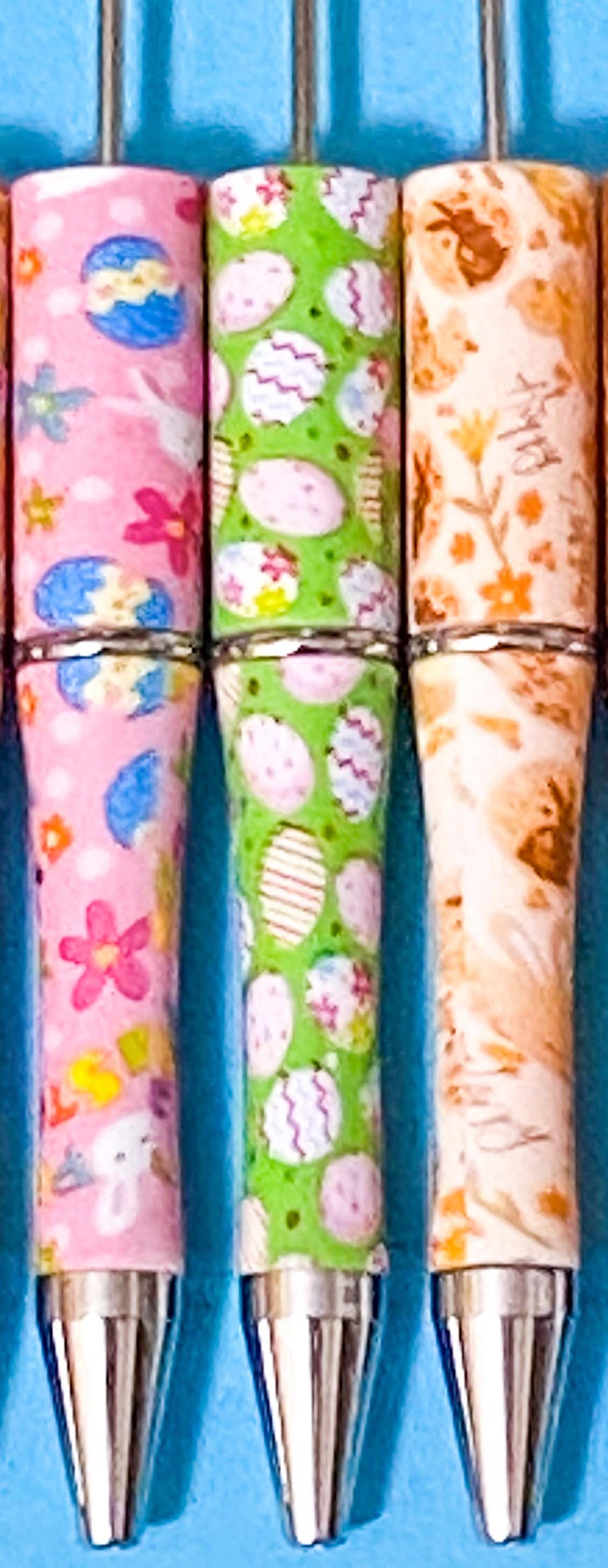 EASTER SPRING BLANK Base for Build Your Own Pens Black Ballpoint Ink