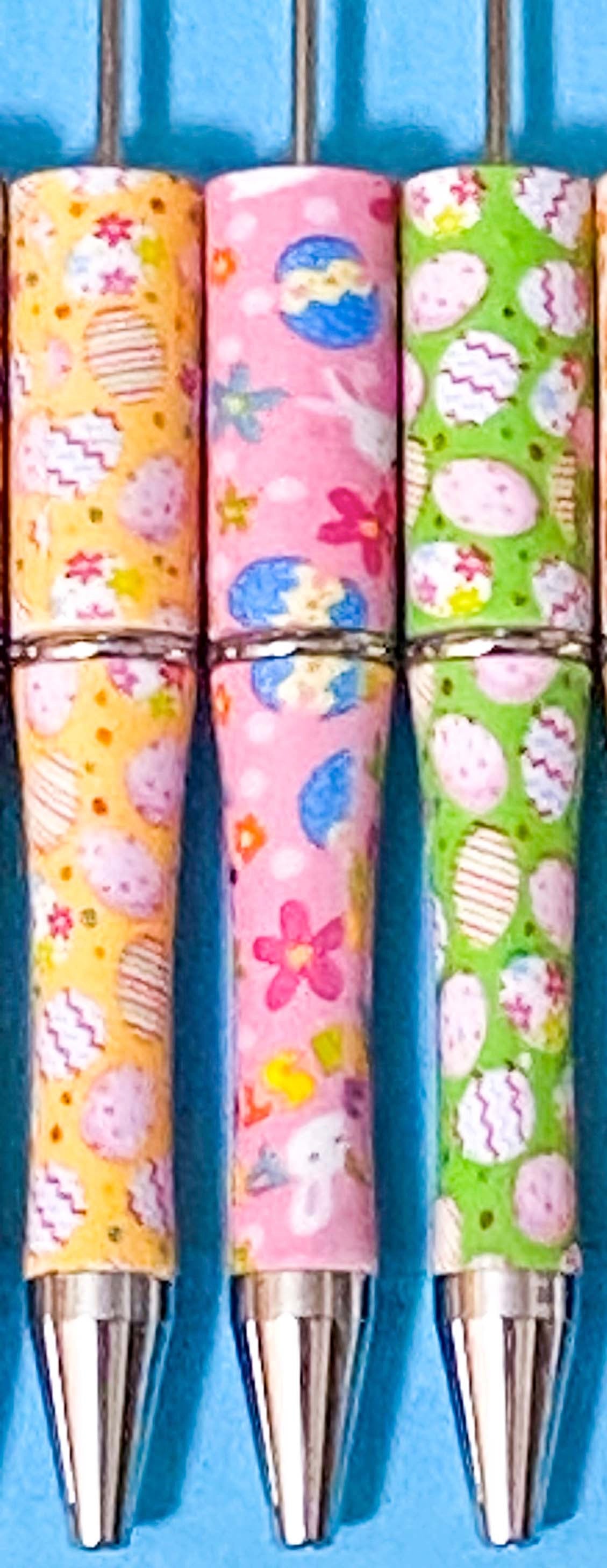 EASTER SPRING BLANK Base for Build Your Own Pens Black Ballpoint Ink