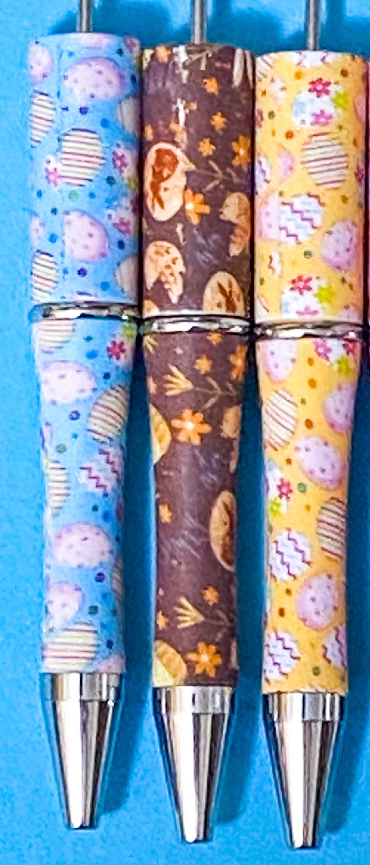EASTER SPRING BLANK Base for Build Your Own Pens Black Ballpoint Ink