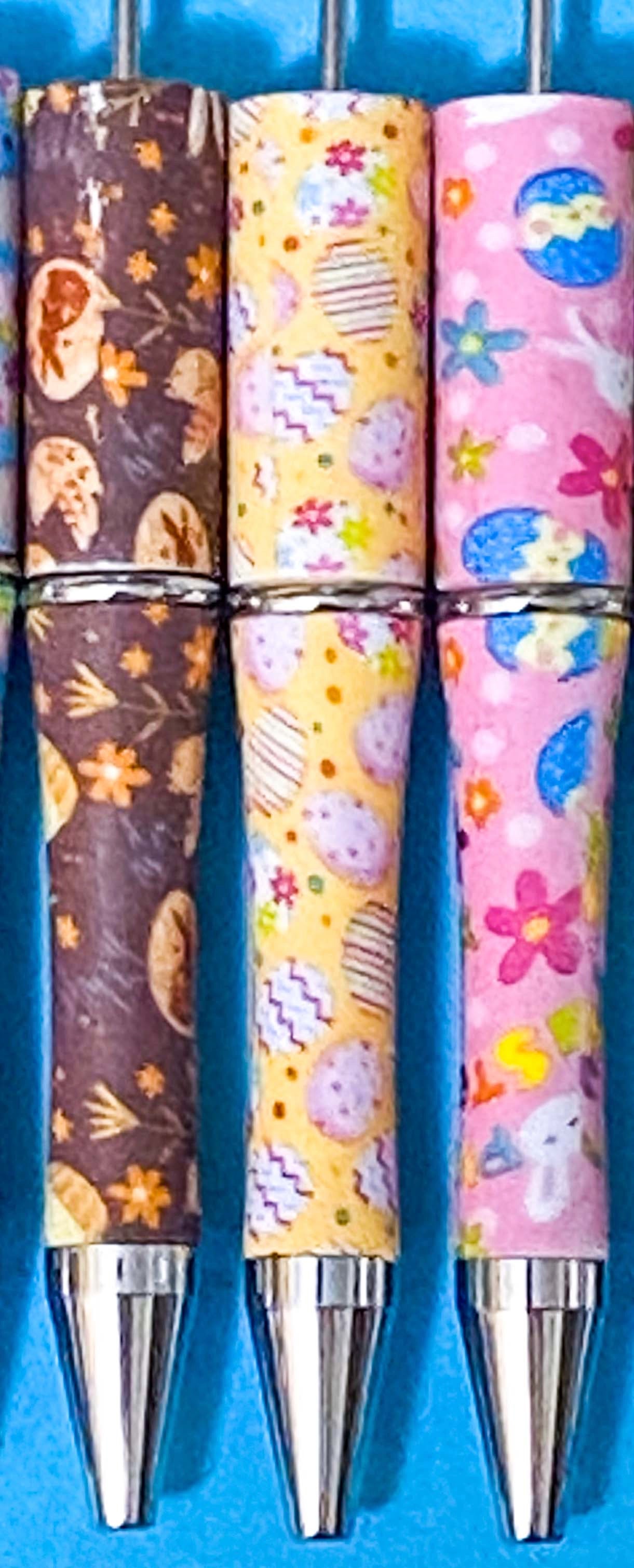 EASTER SPRING BLANK Base for Build Your Own Pens Black Ballpoint Ink