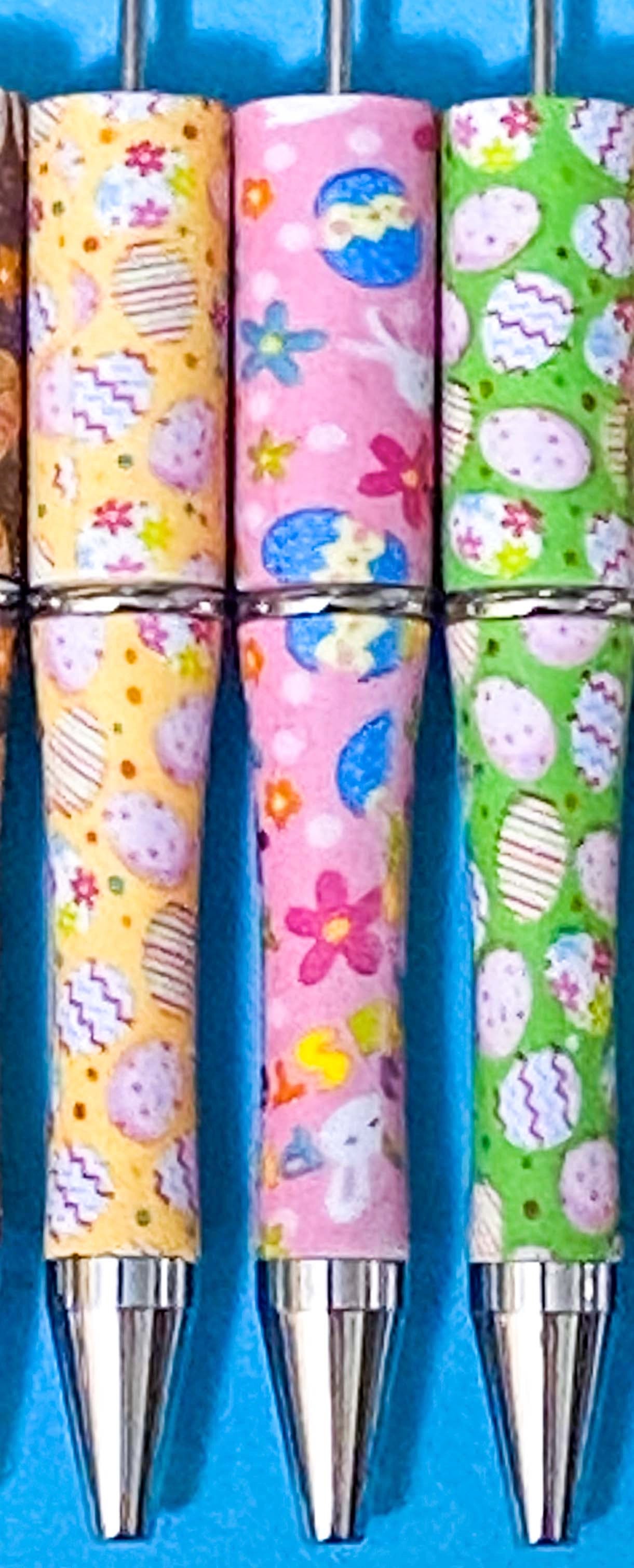 EASTER SPRING BLANK Base for Build Your Own Pens Black Ballpoint Ink