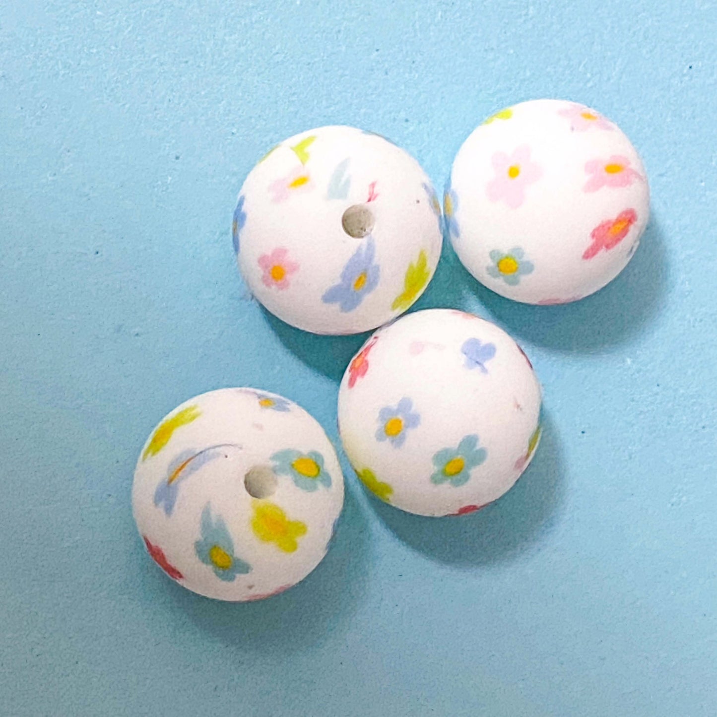 easter spring fun cute kawaii bead beads jumbo large silicone soft touch flocked furry fuzzy 12mm 11mm spacer spacers bunny rabbit bunnies egg eggs cockerel cockerell chicken pink lemon yellow blue pretty beaded pen build your own uk stationery craft supplies shop store