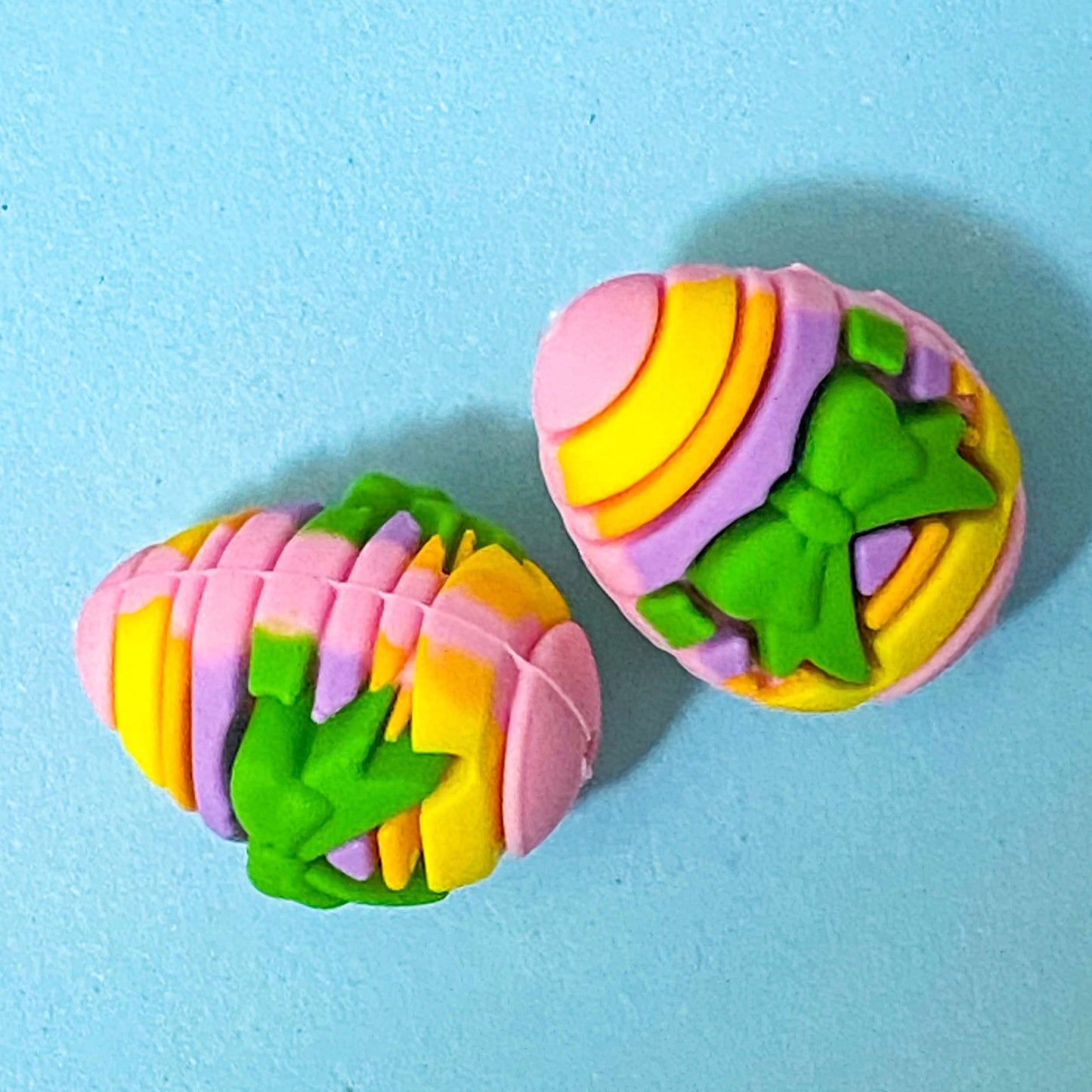 easter spring fun cute kawaii bead beads jumbo large silicone soft touch flocked furry fuzzy 12mm 11mm spacer spacers bunny rabbit bunnies egg eggs cockerel cockerell chicken pink lemon yellow blue pretty beaded pen build your own uk stationery craft supplies shop store