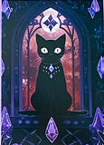 black cat cats postcard postcards post card cards uk cute kawaii stationery shop store witch magic magical planner supplies individual colourful bargain  lover lovers kitty