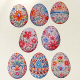 easter egg eggs large 40mm 4cm packaging supplies sticker stickers huge big huge colourful easter spring stationery uk cute kawaii store shop seal seals