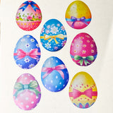 easter egg eggs large 40mm 4cm packaging supplies sticker stickers huge big huge colourful easter spring stationery uk cute kawaii store shop seal seals