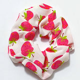 FRUITS Chiffon HAIR SCRUNCHIES- 15 Summery Designs!