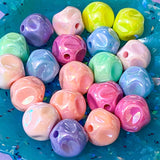 abstract iridescent bead beads jumbo large very big 15mm 16mm 30mm shiny abstract dented mickey mouse bow bows uk cute kawaii craft supplies shop store ab aurora borealis pearl pearly pearlescent