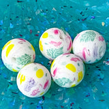 silicone bead beads floral summer tropical vibes flamingo palm tree leaf leaves green lilac orange mustard yellow hibiscus flower flowers floral yellow patterned jumbo big large uk cute kawaii craft supplies shop store 30mm