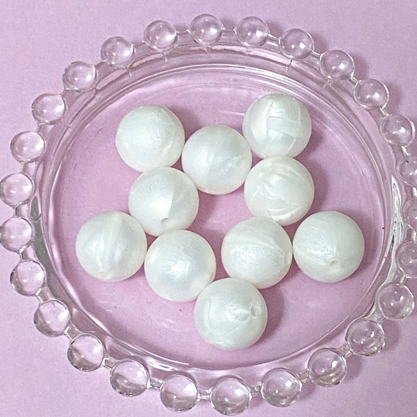 pearl pearly pearlescent bead beads jumbo big large huge 15mm silicone soft touch uk cute kawaii craft supplies shop store shimmer shimmery lustre gold deep pink dark grey round beaded pen pens jewellery blue pale pink green 