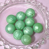 pearl pearly pearlescent bead beads jumbo big large huge 15mm silicone soft touch uk cute kawaii craft supplies shop store shimmer shimmery lustre gold deep pink dark grey round beaded pen pens jewellery blue pale pink green 