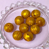 pearl pearly pearlescent bead beads jumbo big large huge 15mm silicone soft touch uk cute kawaii craft supplies shop store shimmer shimmery lustre gold deep pink dark grey round beaded pen pens jewellery blue pale pink green 