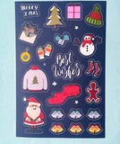 CHRISTMAS PLANNER STICKERS 6 Sheets to Choose From (129 stickers in total)