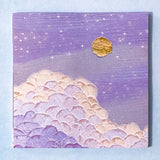 oil painting art picture 3d paintings landscape pretty memo memos pad sticky note notes square tabs waves mountain clouds floral flowers purple lilac pink uk cute kawaii stationery shop store planner supplies