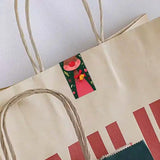 fox polar bear reindeer penguin long tall sticker stickers seal seals uk cute kawaii christmas festive packaging supplies uk cute kawaii bag seals food fun 