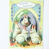 spring postcard postcards car cards greetings easter springtime flower flowers nature rabbit rabbits bunny bunnies nostalgia vintage retro old fashioned drawings sepia distressed chick uk cute kawaii stationery gifts sticker stickers seals envelopes envelope victorian egg eggs