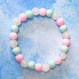 ADULTS Gemstone Beaded BRACELET Stretch Jewellery