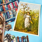 STORYBOOK CABINET GIFT SET- Pouch, Fairy Postcard & Vintage Style Ephemera For Journalling & Happy Mail