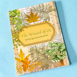 harvest mouse and bunny woodland gift set with illustrated pouch, botanical sticker book, ephemera sheets and berry brooch