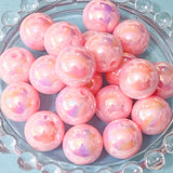 bundle of 4 large pale light pink 16mm lustre acrylic pearly beads for making your own pens