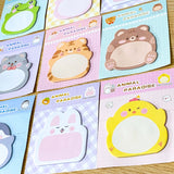 memo memos sticky note notes pad cute kawaii animal animals paradise bear bears frog frogs rabbit rabbits bunny chick chicks pig pigs penguin penguins tiger tigers cat cats kitty uk stationery shop store supplies planner addict bargain cheap