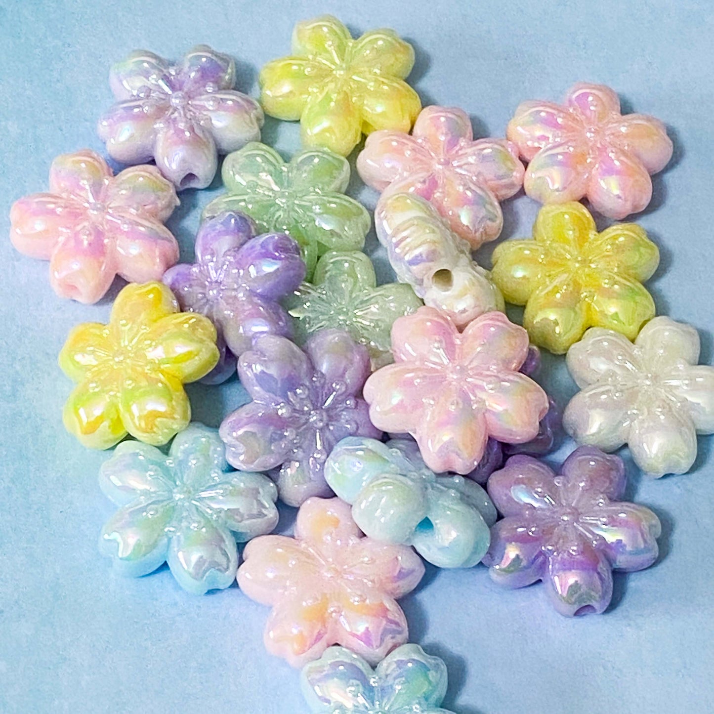 iridescent pearl pearly pearlescent ab aurora borealis bead beads shimmer shimmery craft supplies jumbo large big uk cute kawaii crafts butterfly butterflies flower flowers round 16mm 15mm 30mm huge dolphin dolphins clear heart hearts shop store make your own beaded pen pens 