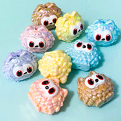 JUMBO Iridescent ACRYLIC BEADS- HUGE MONSTERS 35mm