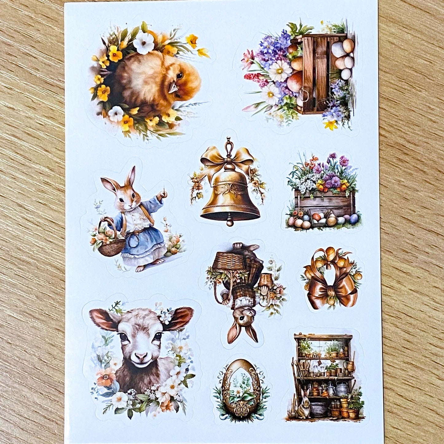 easter bunny bunnies rabbit rabbits card cards greeting greetings happy postcard postcards sticker stickers seal cute kawaii globe dome domes basket baskets spring victorian vintage retro scrapbook old style uk stationery shop store