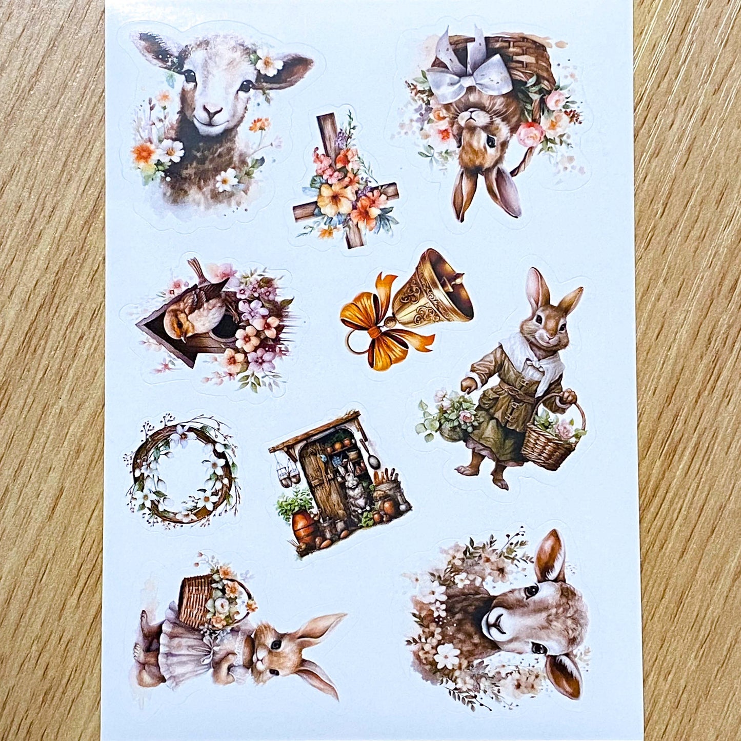 easter bunny bunnies rabbit rabbits card cards greeting greetings happy postcard postcards sticker stickers seal cute kawaii globe dome domes basket baskets spring victorian vintage retro scrapbook old style uk stationery shop store