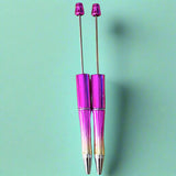 OMBRE METALLIC PEN BASE for Build Your Own Pens Black Ballpoint Ink