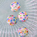 pink and white christmas fir tree trees festive winter silicone bead beads uk cute kawaii craft supplies beaded pen pens make your own jewellery supplies pretty pastel jumbo large big beads pattern patterned